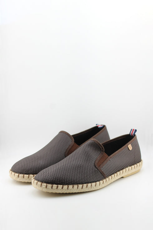 Verbenas Men Knit Espadrille Lace-Up Loafer